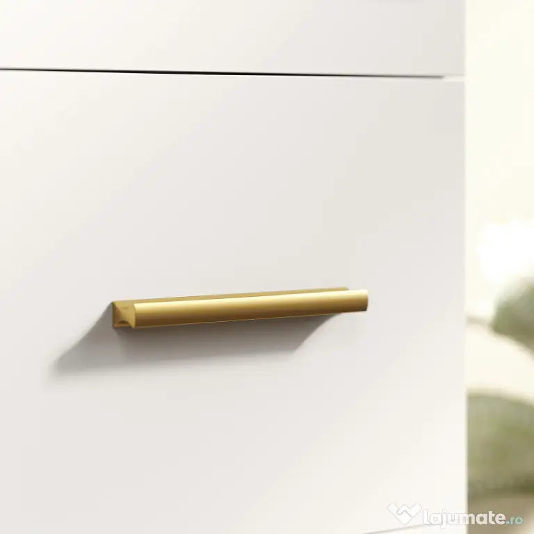 HOMCOM Mască Lavoar cu Dulap, 3 Sertare și Soft Close, Alb | Aosom Romania