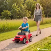 AIYAPLAY Mașinuță pentru Copii cu Licență Land Rover cu Claxon și Spațiu de Depozitare, 65,5x28x42 cm, Roșu | Aosom Romania