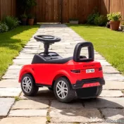 AIYAPLAY Mașinuță pentru Copii cu Licență Land Rover cu Claxon și Spațiu de Depozitare, 65,5x28x42 cm, Roșu | Aosom Romania