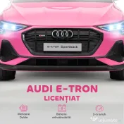 HOMCOM Mașină Electrică pentru Copii 12V cu Telecomandă, Viteză 3-5 km/h și Muzică, Culoare Roz | Aosom Romania