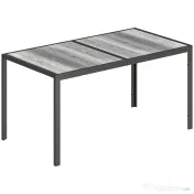 Outsunny Masă de grădină exterior pentru 6 persoane, balcon pentru terasă, pentru dining în aer liber | Aosom Romania 