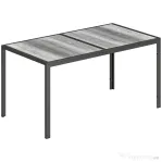 Outsunny Masă de grădină exterior pentru 6 persoane, balcon pentru terasă, pentru dining în aer liber