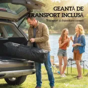 Outsunny Gazebo Pliabil 2 x 2 m, Pavilion de Grădină Portabil UPF50+ cu 4 Pereți Laterali, Înălțime Reglabilă, Geantă de Transport pentru Petreceri, Evenimente, Camping, Gri Deschis | Aosom Romania 