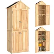 Outsunny Dulap de Exterior pentru Unelte cu Rafturi Detașabile | Aosom Romania 