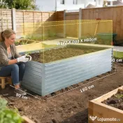 Outsunny jardinieră înălțată strat vas | Aosom Romania 