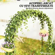 Outsunny Arc Grădină suport metalic | Aosom Romania