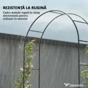 Outsunny Arc Grădină suport metalic | Aosom Romania