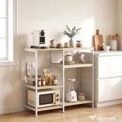 HOMCOM stație de cafea multifuncțională pentru depozitare | Aosom Romania 