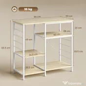 HOMCOM stație de cafea multifuncțională pentru depozitare | Aosom Romania 