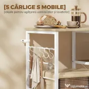 HOMCOM stație de cafea multifuncțională pentru depozitare | Aosom Romania 