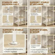HOMCOM stație de cafea multifuncțională pentru depozitare | Aosom Romania 