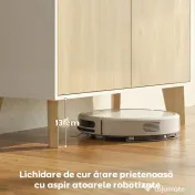HOMCOM Servantă de Bucătărie, Mobilier de Bucătărie cu 6 Compartimente cu Uși Soft Close pentru Living, Sufragerie, Alb și Lemn | Aosom Romania