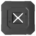 Outsunny Set 2 Greutăți pentru Bază Umbrelă cu Braț Lateral din HDPE, Reumplibile până la 105 kg, 101x101x12 cm, Negru