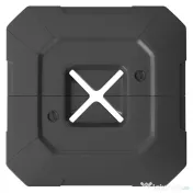 Outsunny Set 2 Greutăți pentru Baza Umbrelei, Bază pentru Umbrelă din HDPE, Reumplibilă cu 80 kg Apă sau 105 kg Amestec Nisip și Apă, 101x101x12 cm, Negru | Aosom Romania 