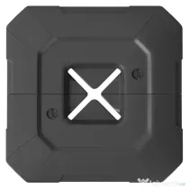 Outsunny Set 2 Greutăți pentru Baza Umbrelei, Bază pentru Umbrelă din HDPE, Reumplibilă cu 80 kg Apă sau 105 kg Amestec Nisip și Apă, 101x101x12 cm, Negru | Aosom Romania