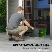 Outsunny Set 2 Greutăți pentru Baza Umbrelei, Bază pentru Umbrelă din HDPE, Reumplibilă cu 80 kg Apă sau 105 kg Amestec Nisip și Apă, 101x101x12 cm, Negru | Aosom Romania 
