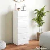 HOMCOM comoda îngustă cu sertare | Aosom Romania 