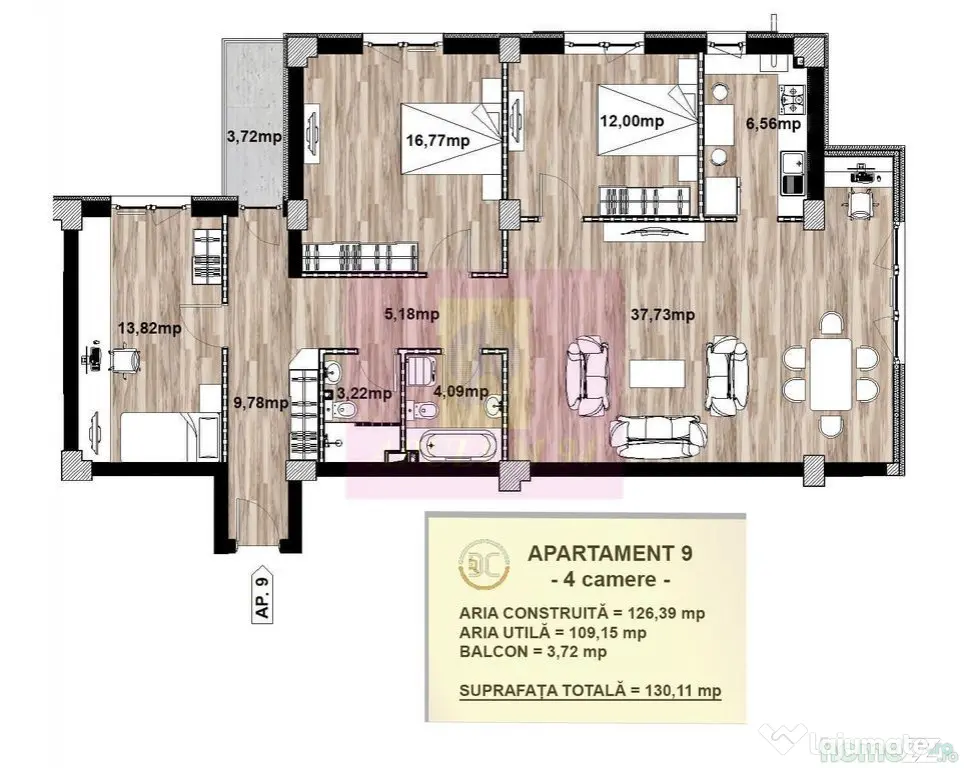 Apartament NOU cu 4 camere de vanzare in Campina - Campina (Prahova)