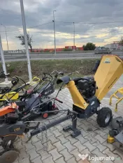 Închiriez tocător crengi, motoburghiu, elicopter beton , pistol de legat fier 