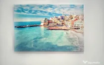Tablou Canvas Premium - Plaja Italia 100 x 70 cm - Nou