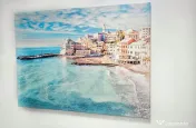 Tablou Canvas Premium - Plaja Italia 100 x 70 cm - Nou 
