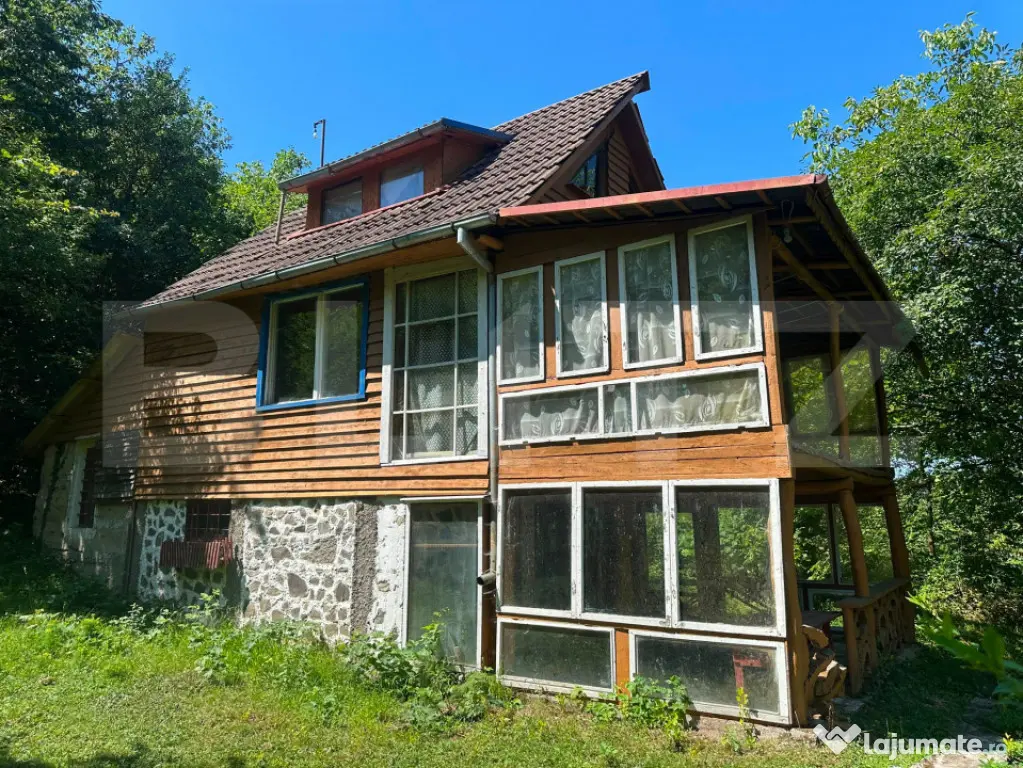 Oază de liniște , cabană cu pescărie și natură