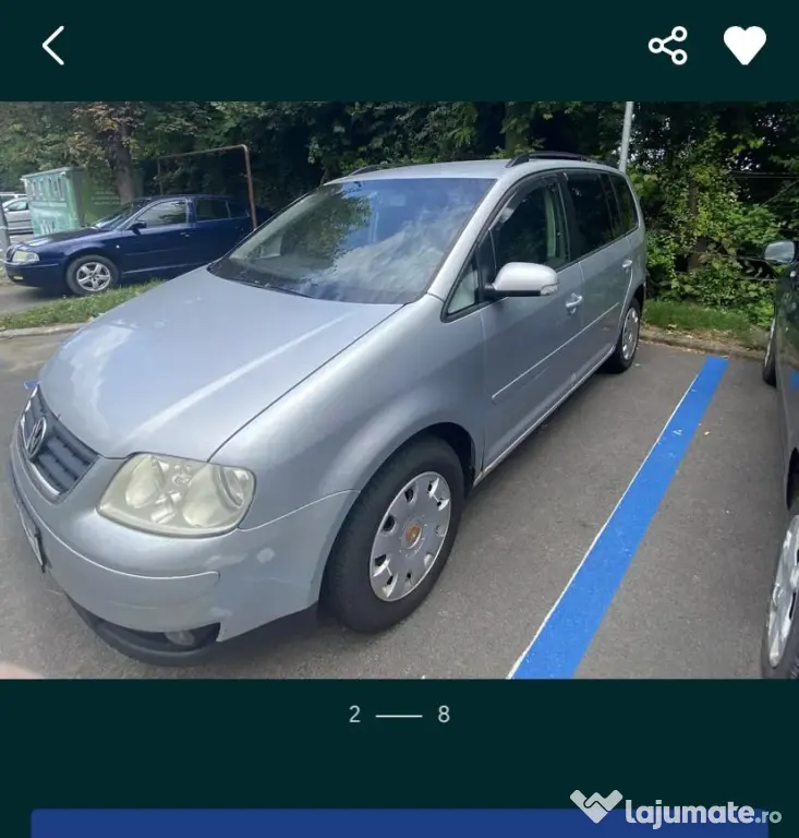 Vand Wolkswagen Touran 2.0TDI 2003