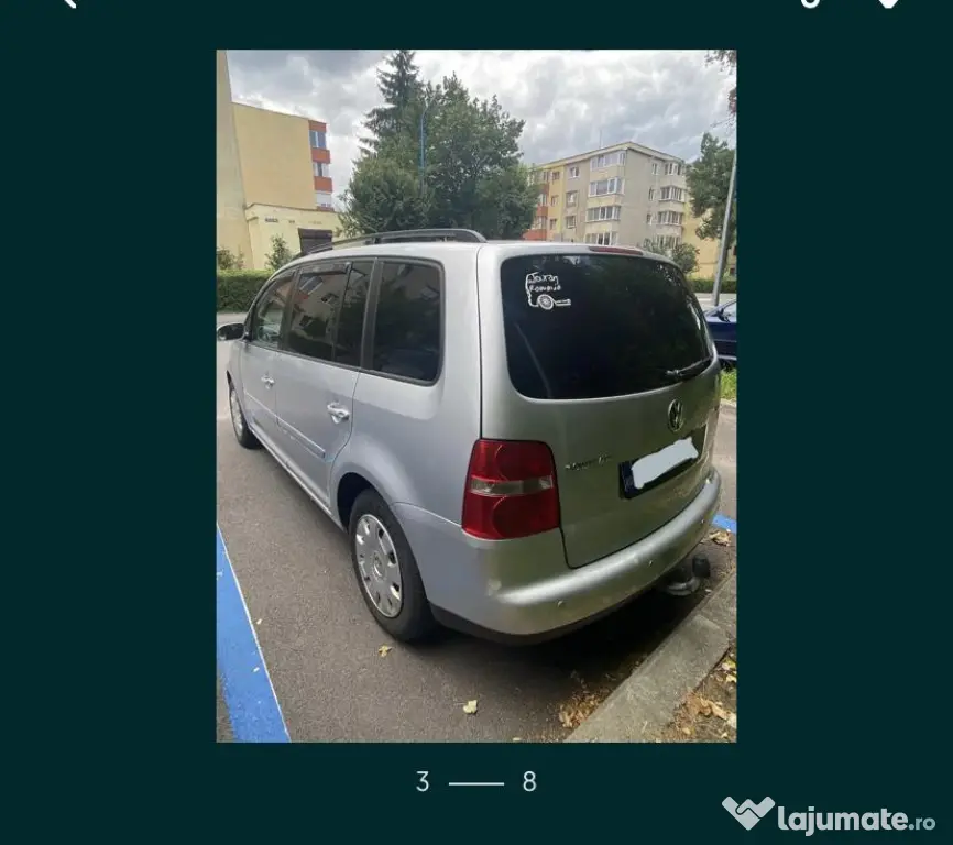 Vand Wolkswagen Touran 2.0TDI 2003