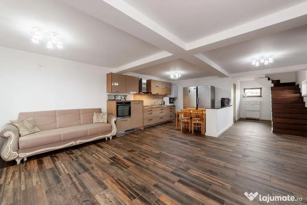 Casa moderna in Bradu - 3 camere,sauna proprie,mobilata ,