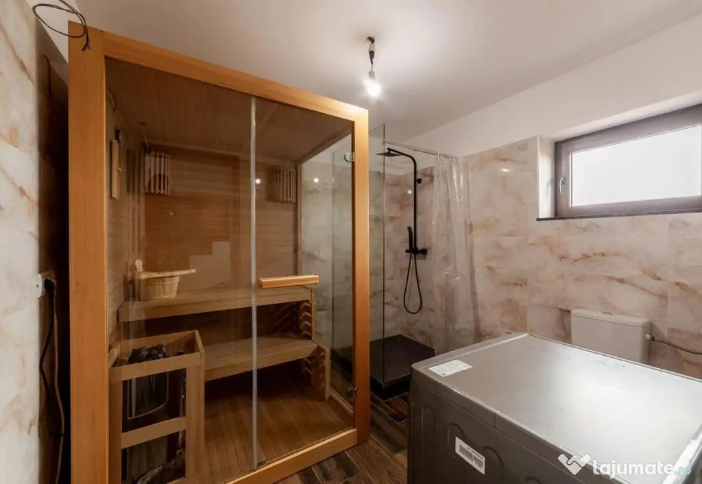 Casa moderna in Bradu - 3 camere,sauna proprie,mobilata ,