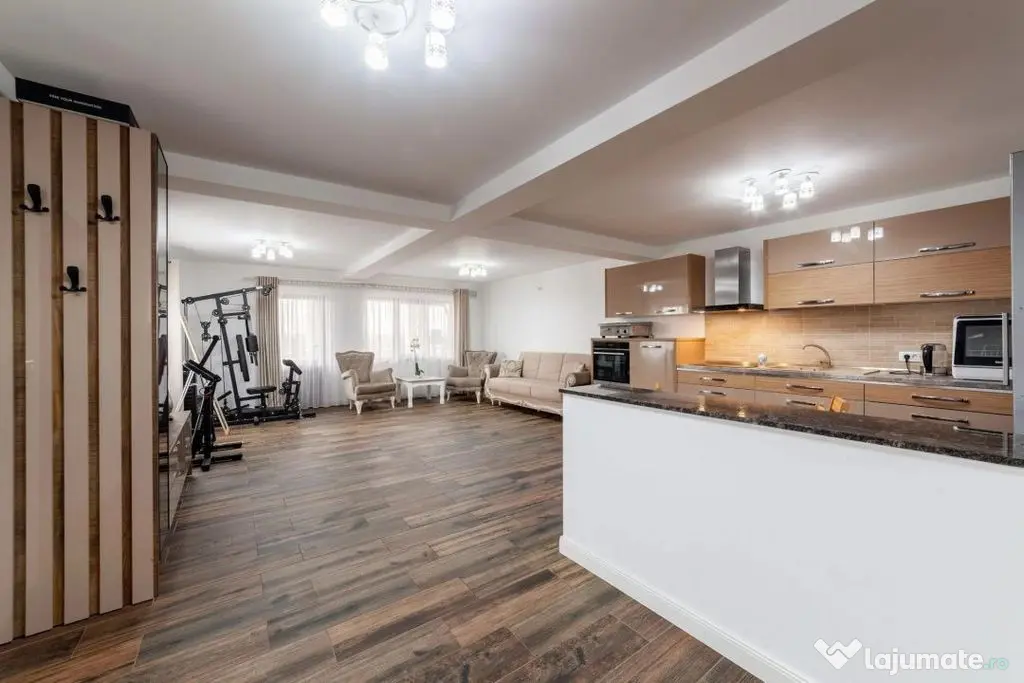 Casa moderna in Bradu - 3 camere,sauna proprie,mobilata ,