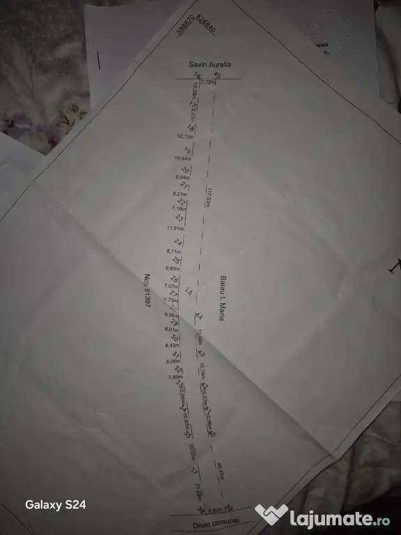 Teren intravilan 5.000 mp | Gaz + curent trifazic | Valea Arini – Bălțătești