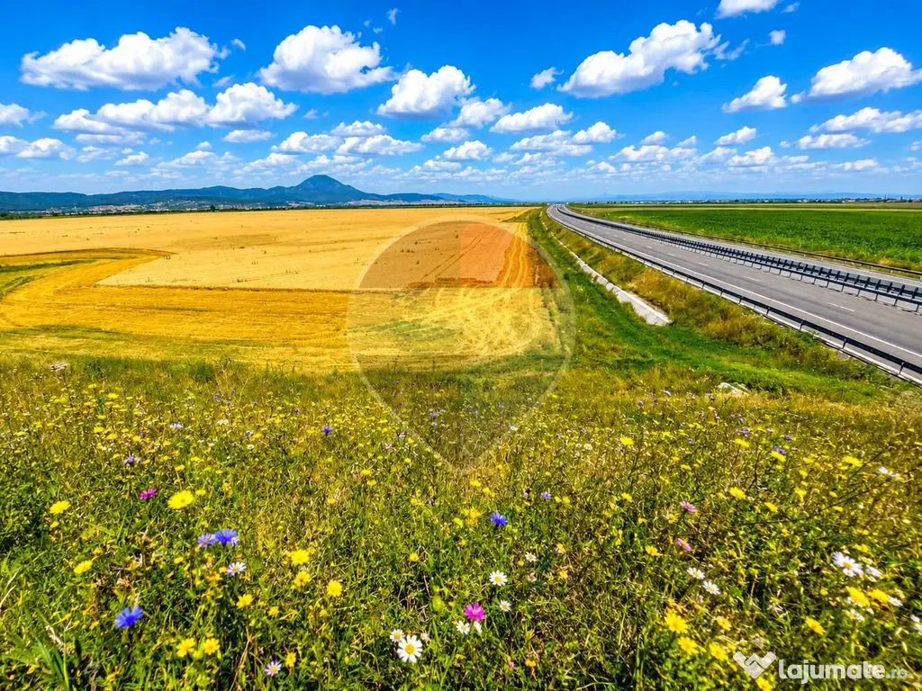 Teren extravilan 17,000mp Rasnov langa Autostrada A3, zon...