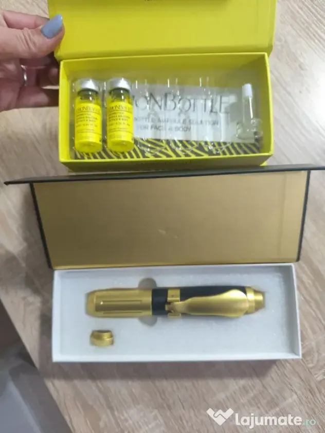 Lemon bottle Ampoule Solution soluție de grăsime cu bromelaină