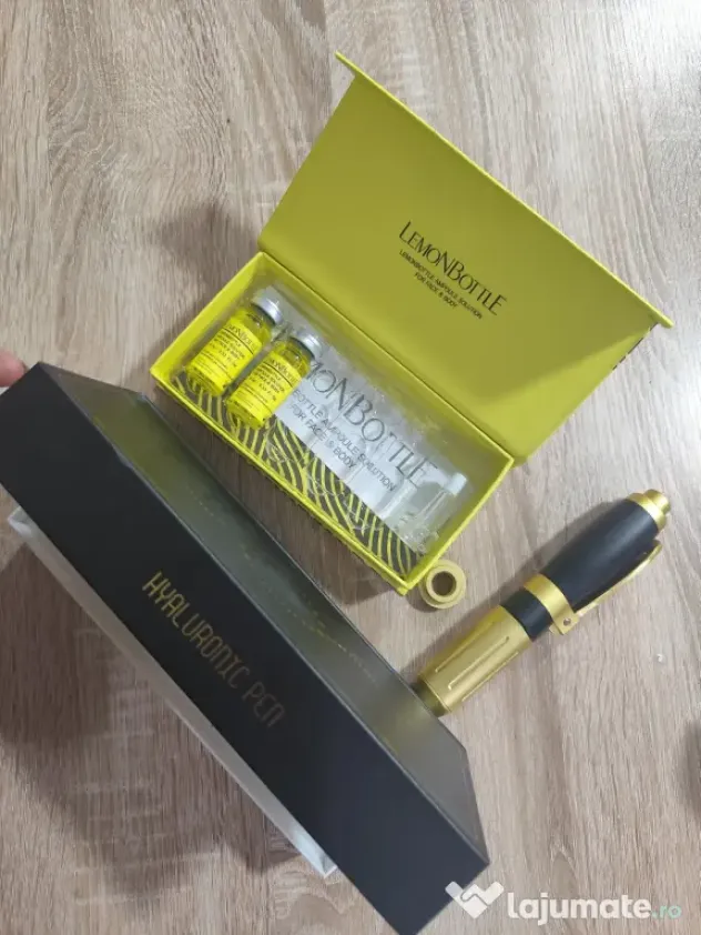Lemon bottle Ampoule Solution soluție de grăsime cu bromelaină