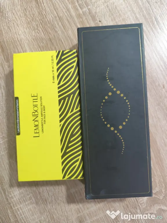 Lemon bottle Ampoule Solution soluție de grăsime cu bromelaină