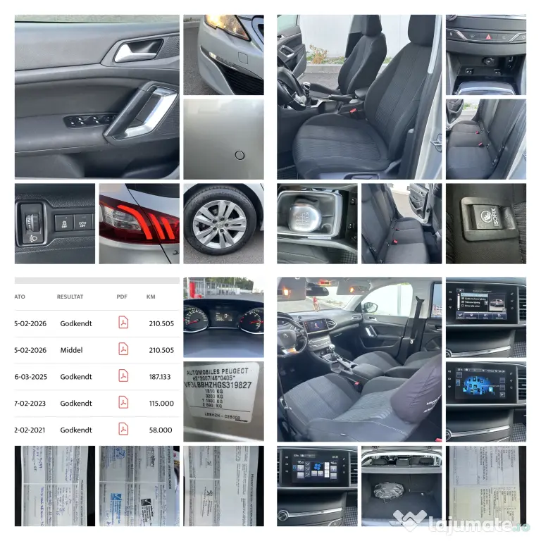 Peugeot 308*unic proprietar Ro*1.6 diesel*af.2017/luna 02*fiscal pe loc !