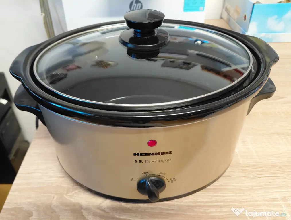 Oala electrica - Slow Cooker Heinner HSCK-C35CR, 3,5 L