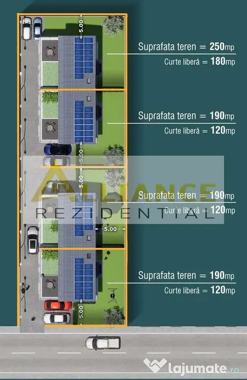 Vila cu 5 camere - 4 bai | 180 MPU - Teren 190 MP