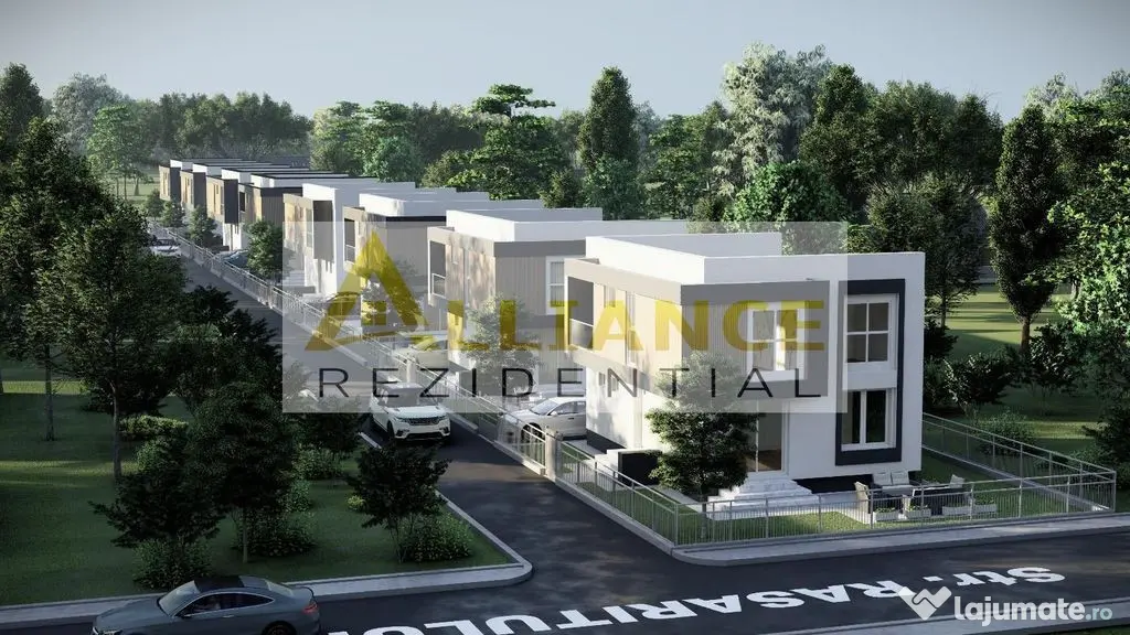 Vila individuala 4 camere locatie Popesti Leordeni
