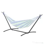 Outsunny Suport Schelet pentru Hamac Reglabil Max. 150 Kg, Negru, 280x120x110cm