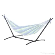 Outsunny Suport Schelet pentru Hamac Reglabil Max. 150 Kg, Negru, 280x120x110cm