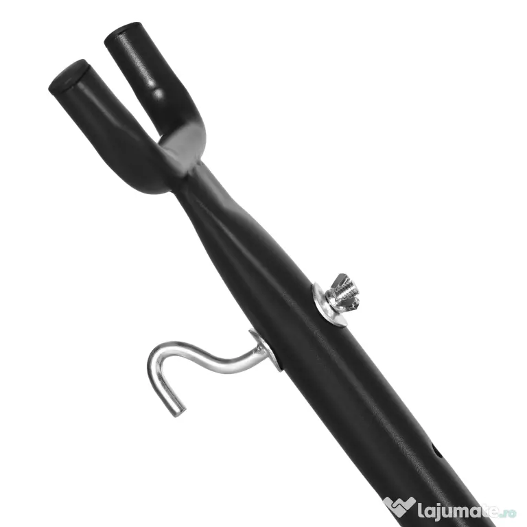 Outsunny Suport Schelet pentru Hamac Reglabil Max. 150 Kg, Negru, 280x120x110cm
