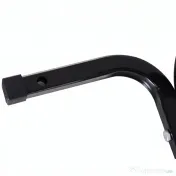HOMCOM Blocator pentru Roata Motocicletei, Reglabil pe 3 Niveluri, max 250 kg, din Metal, 60x55x43 cm, Negru 