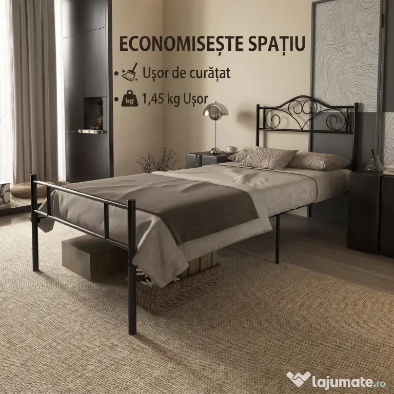 HOMCOM Comodă cu 4 Sertare Pliabile și Raft, Mobilier pentru Camera de Zi și Dormitor, 58x29x78.5 cm, Multicolor