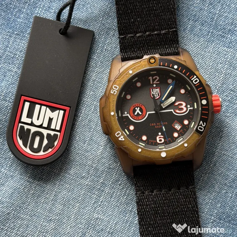 Luminox Bear Grylls #tide 3720 Series • "Never Give Up" • Survival Rule of 3