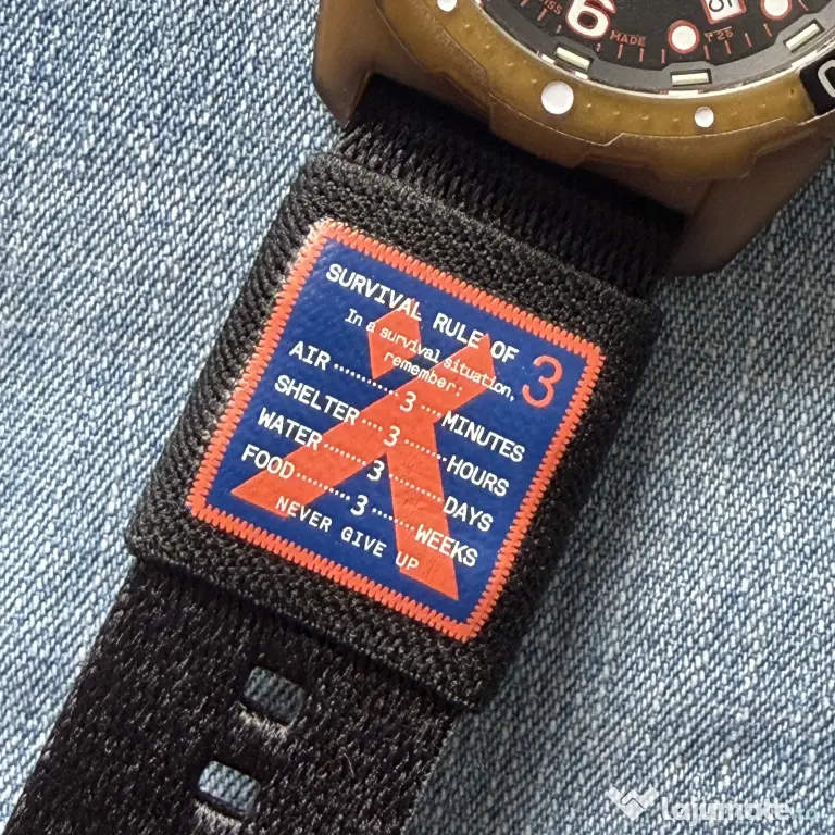 Luminox Bear Grylls #tide 3720 Series • "Never Give Up" • Survival Rule of 3