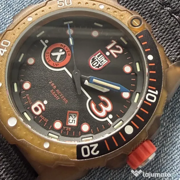 Luminox Bear Grylls #tide 3720 Series • "Never Give Up" • Survival Rule of 3