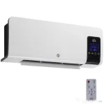 Homcom incalzitor Electric de Perete – 1000/2000W, Timer & Oscilatie