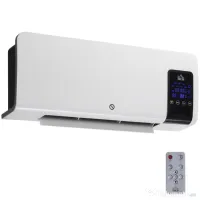 Homcom incalzitor Electric de Perete – 1000/2000W, Timer & Oscilatie 
